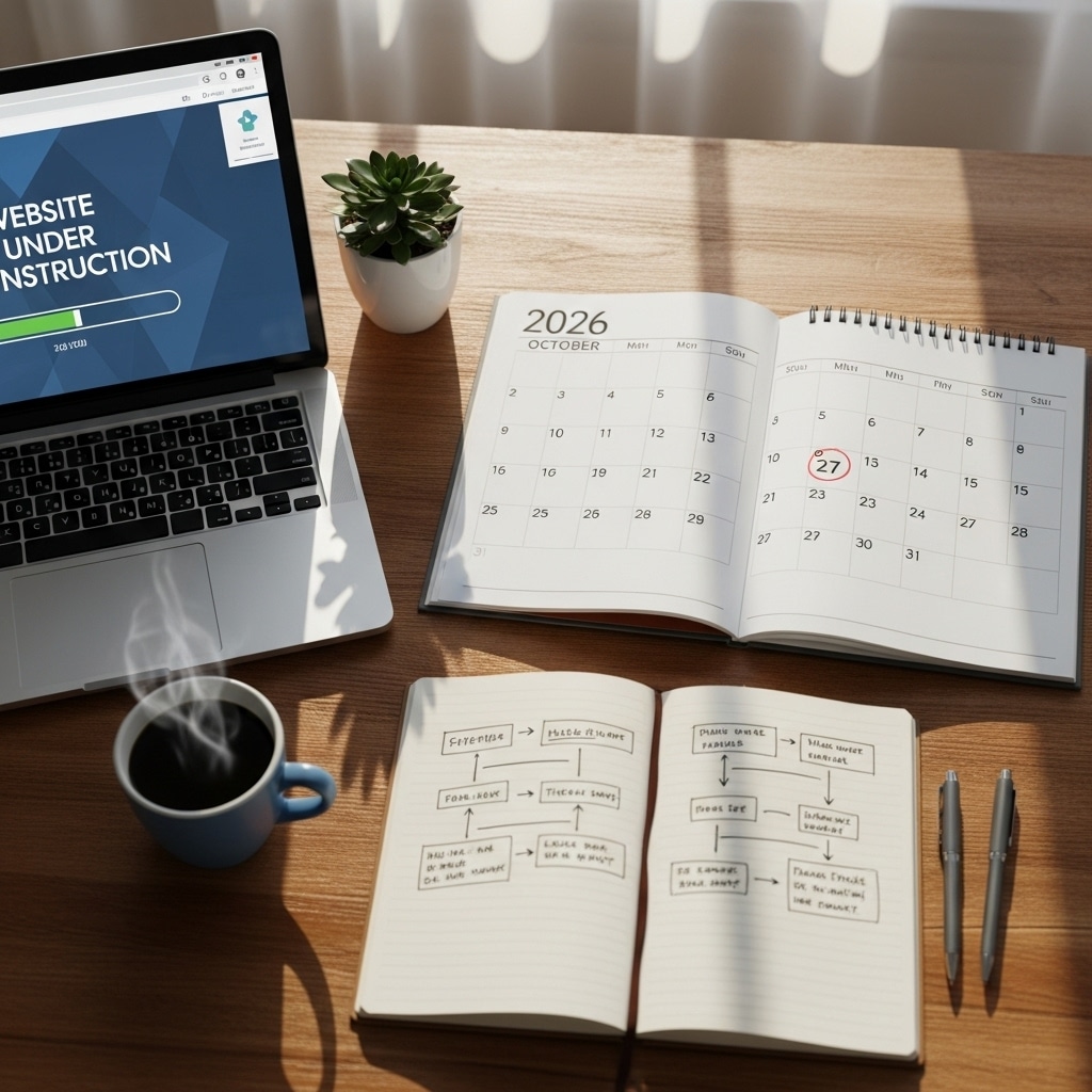 how long does it take to build a website timeline