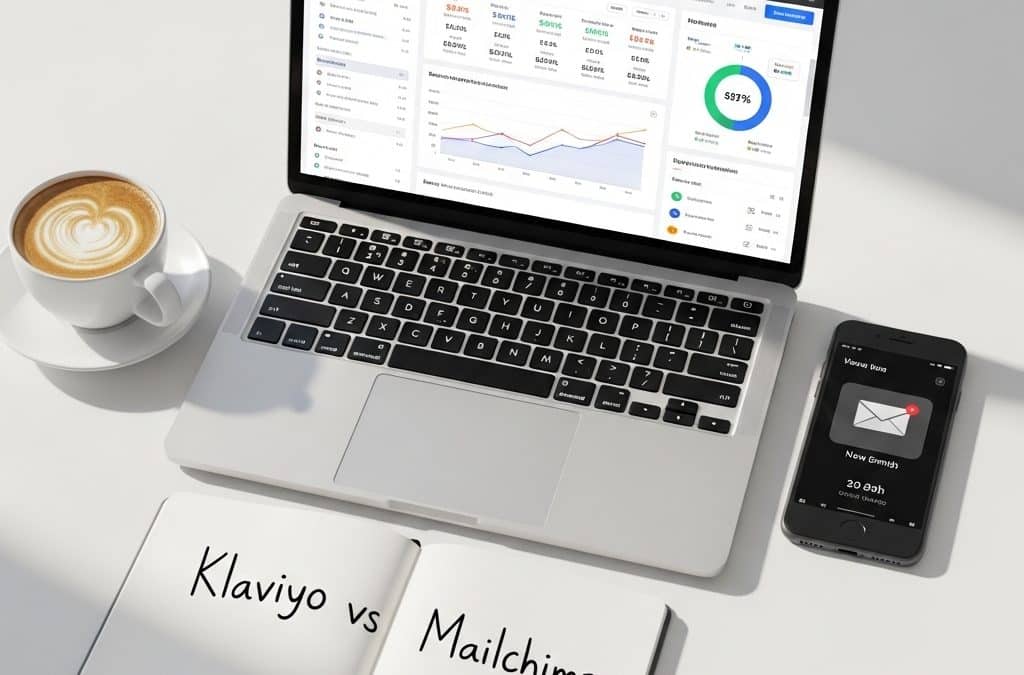 Klaviyo vs Mailchimp comparison for South African ecommerce showing email marketing features and platform differences