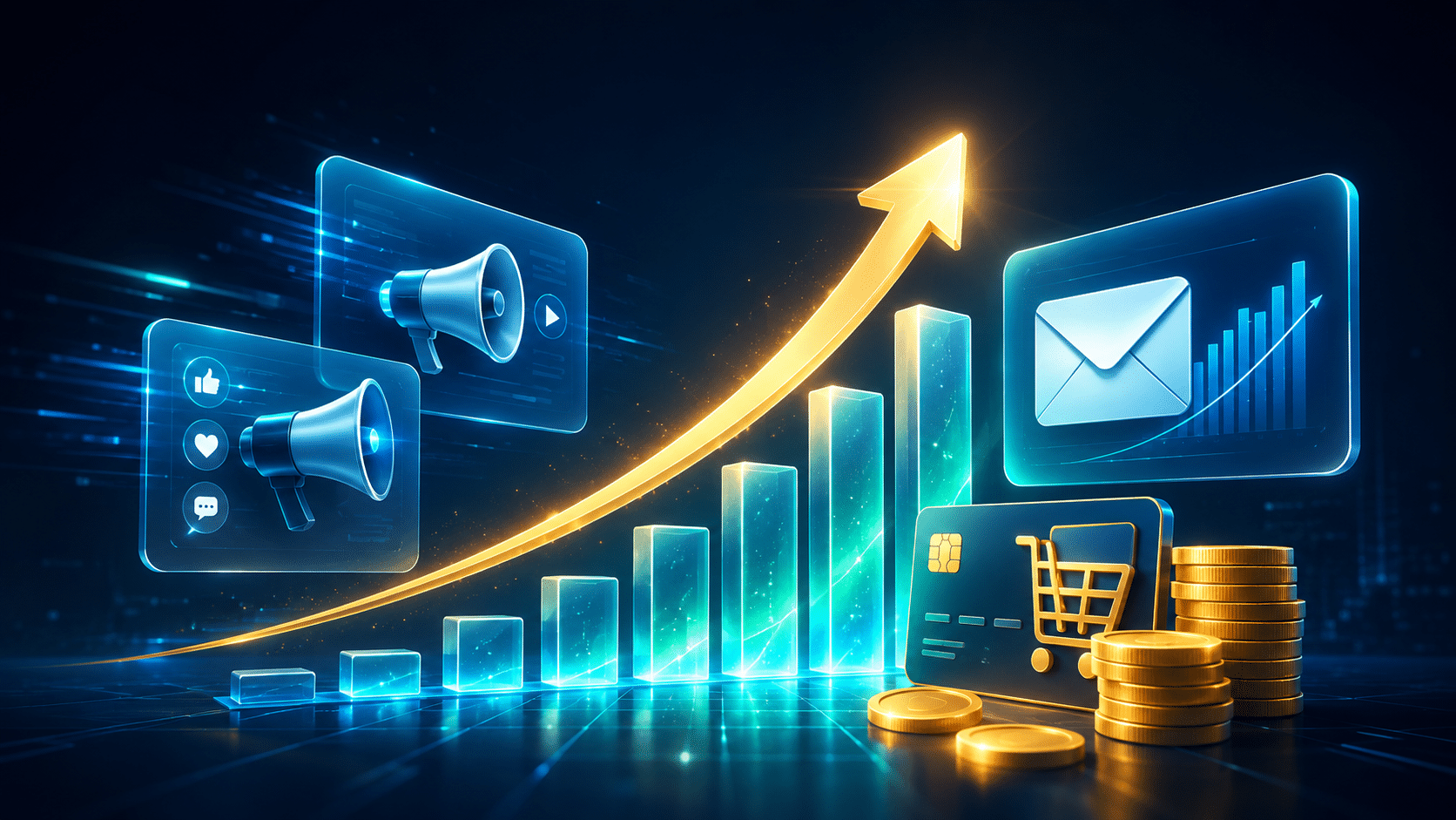 Ecommerce growth chart showing revenue increase across South African clients