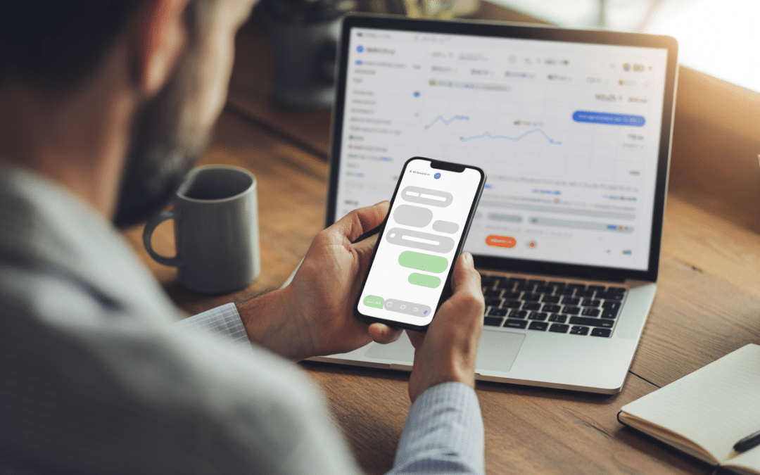 WhatsApp for ecommerce South Africa — store owner reviewing order notifications on phone
