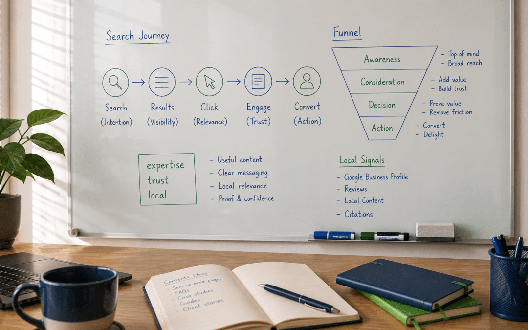 SEO for professional services — search strategy planning for SA law, accounting and advisory firms