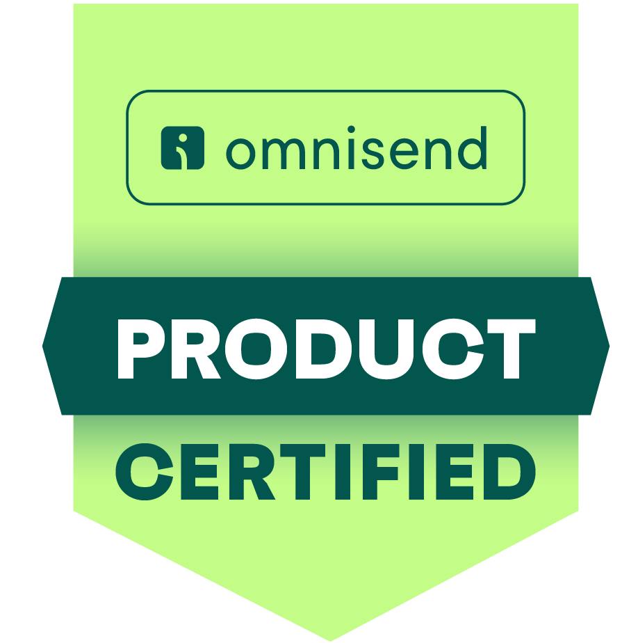Omnisend Certified Partner badge — Growth Pulse Media, email marketing services South Africa