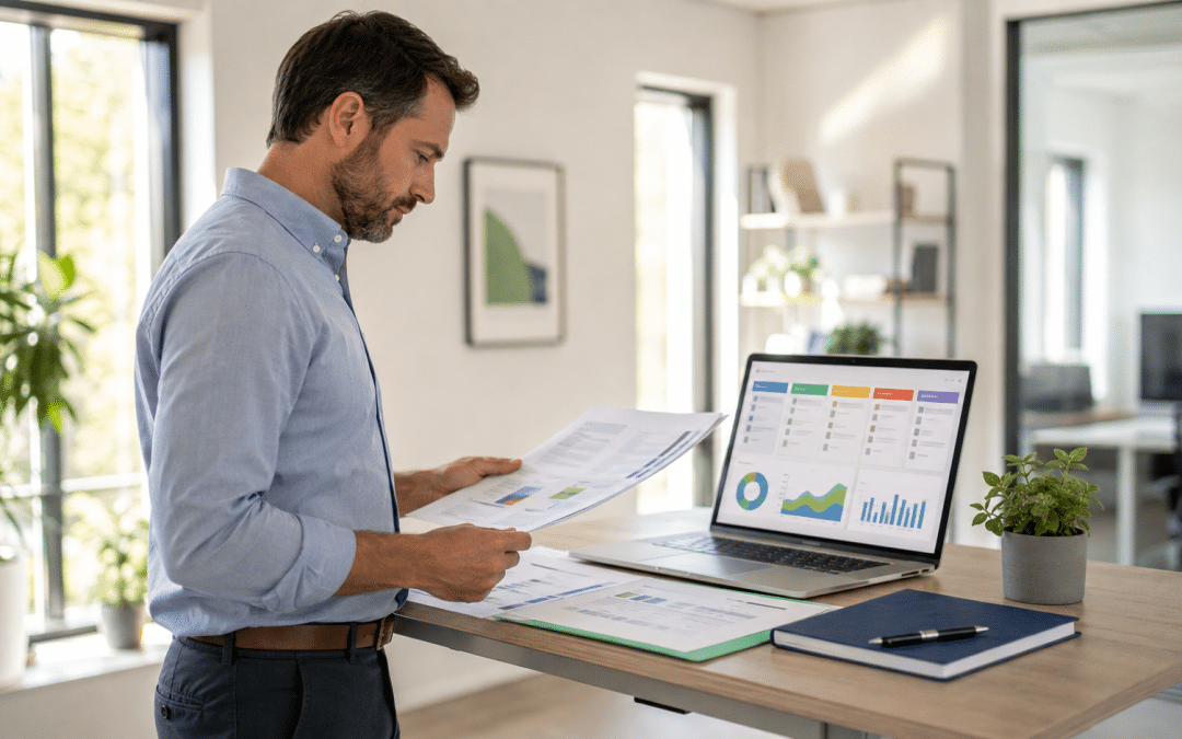 crm implementation cost south africa — professional reviewing CRM pricing documents and setup configurations