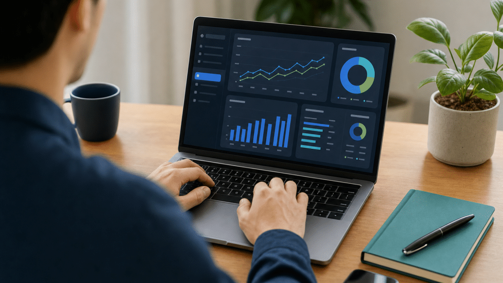 cro for ecommerce stores — South African store owner reviewing product page conversion analytics