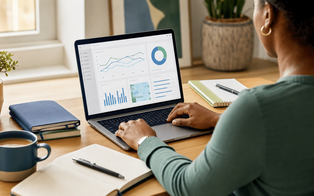 customer retention emails south africa professional reviewing email analytics dashboard