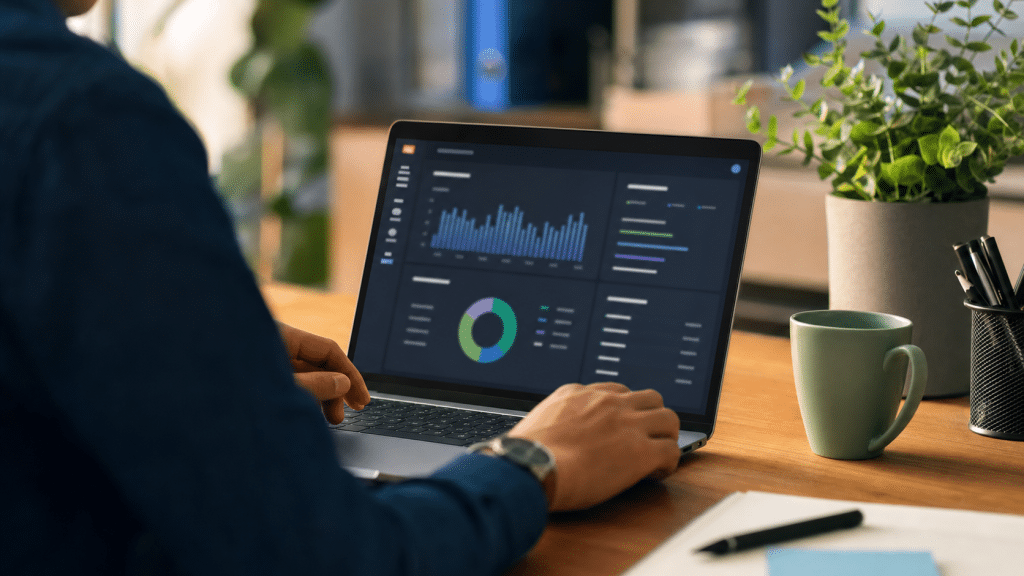 email hard bounce vs soft bounce — professional reviewing email delivery analytics on a laptop