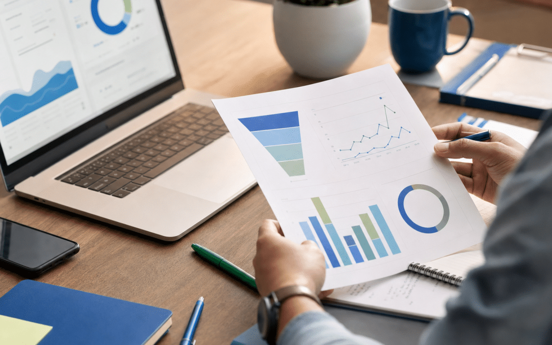 landing page conversion rates south africa — analyst reviewing conversion rate benchmarks report