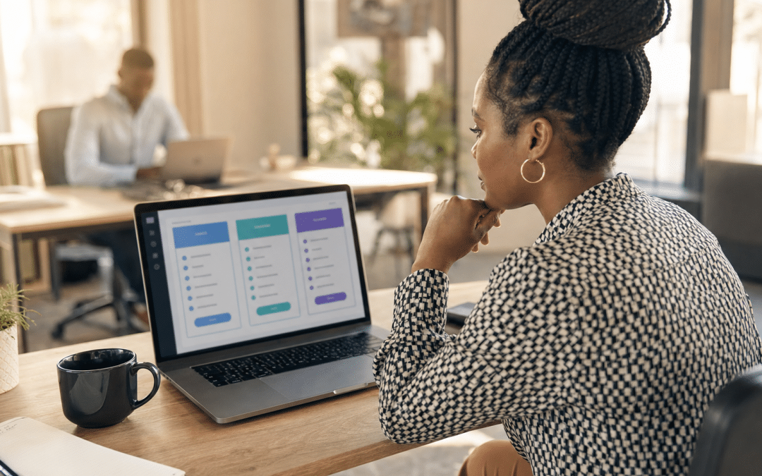 pricing page optimisation — SA business professional reviewing pricing tiers on a laptop