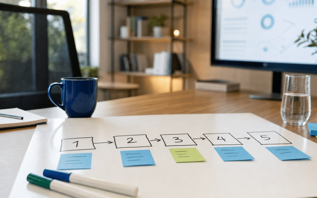 b2b deal stage definitions whiteboard pipeline diagram with entry and exit criteria