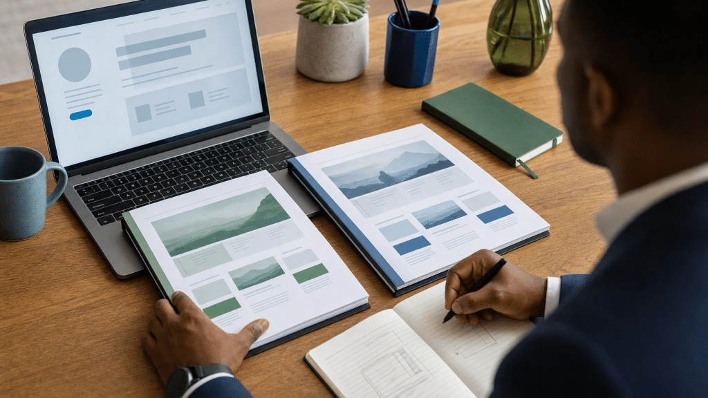 cheap vs expensive websites comparison reviewed by South African business professional at desk