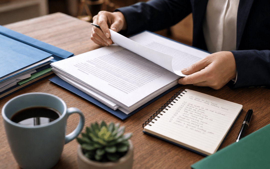 competition promotion rules — professional reviewing compliance documents at desk