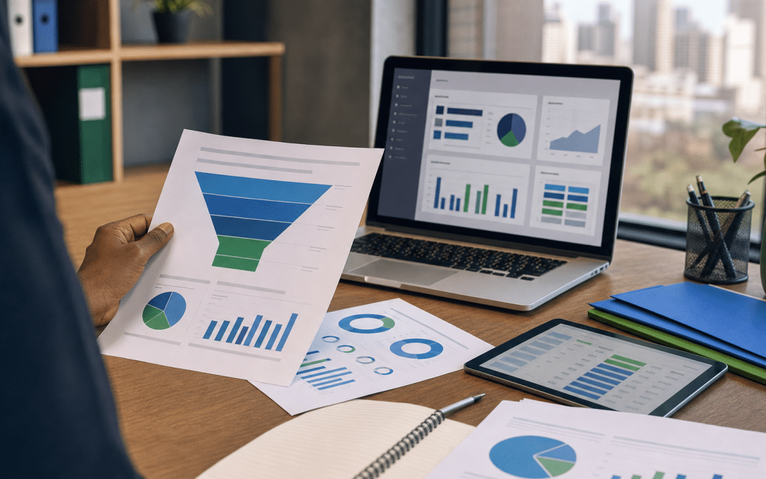 crm adoption statistics south africa business analyst reviewing CRM pipeline reports at Johannesburg office desk