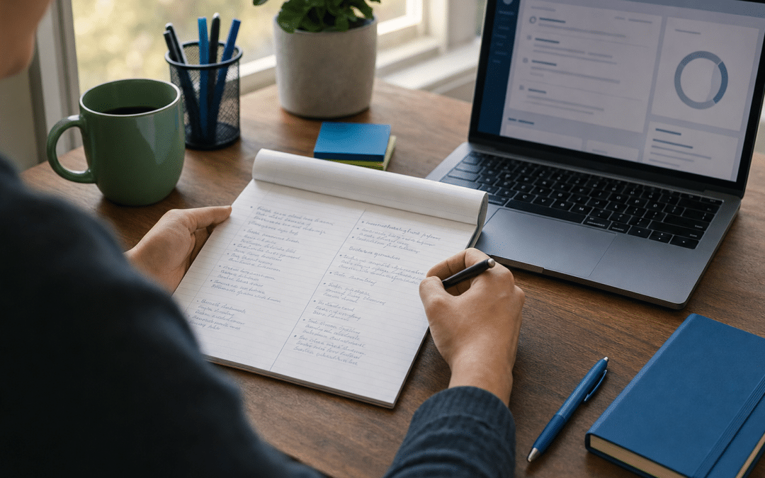 email alias vs shared mailbox setup notes on a desk in a South African office