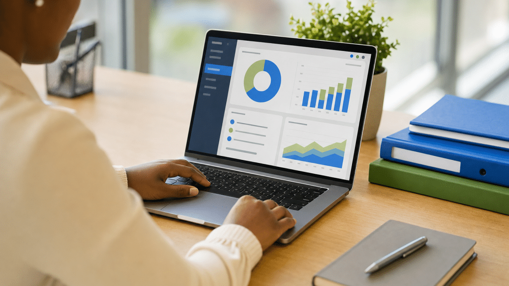 email personalization strategy on a laptop at a South African business desk