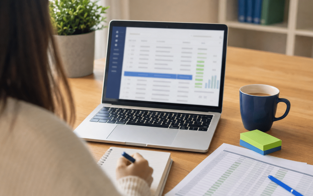 email suppression list explained — marketing professional managing email database at desk