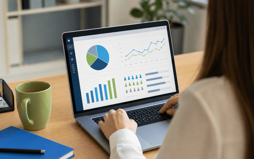 ga4 audiences guide — analyst building audience segments on a laptop