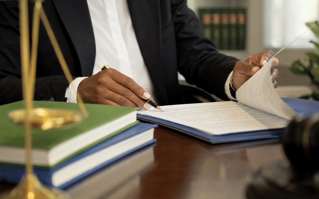google ads for attorneys south africa - professional attorney at desk reviewing legal documents
