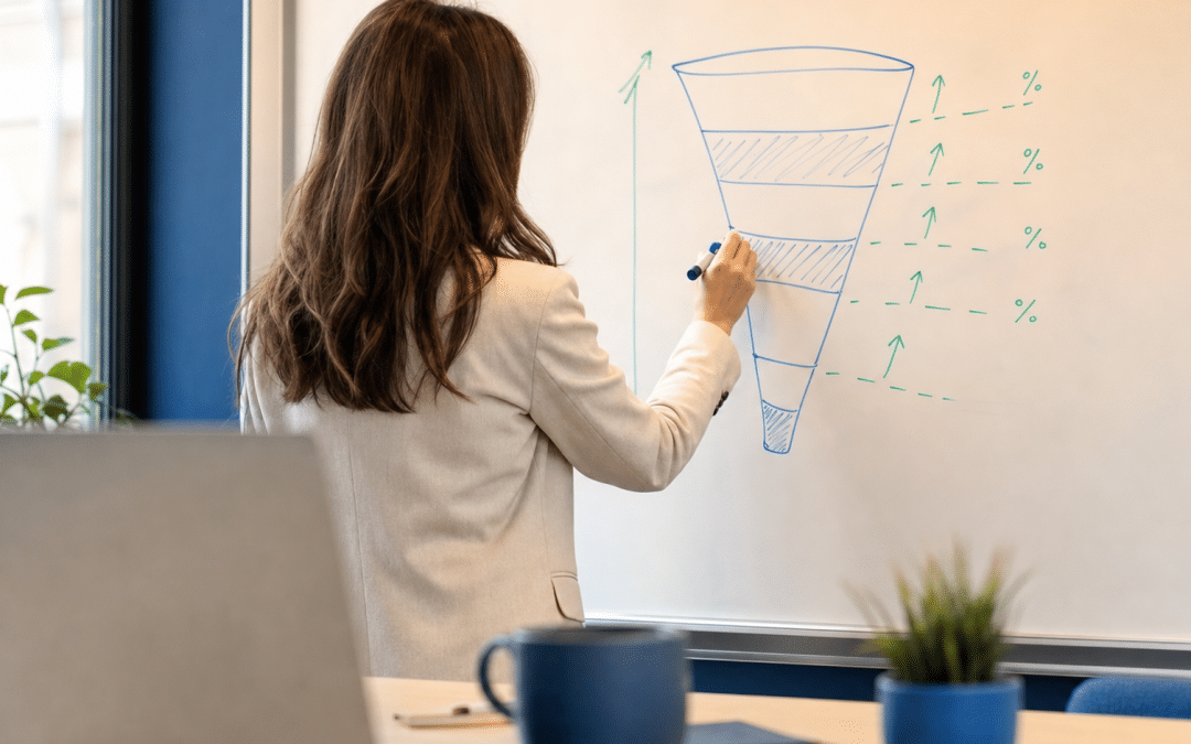 google ads lost impression share rank explained whiteboard diagram with ad rank factors