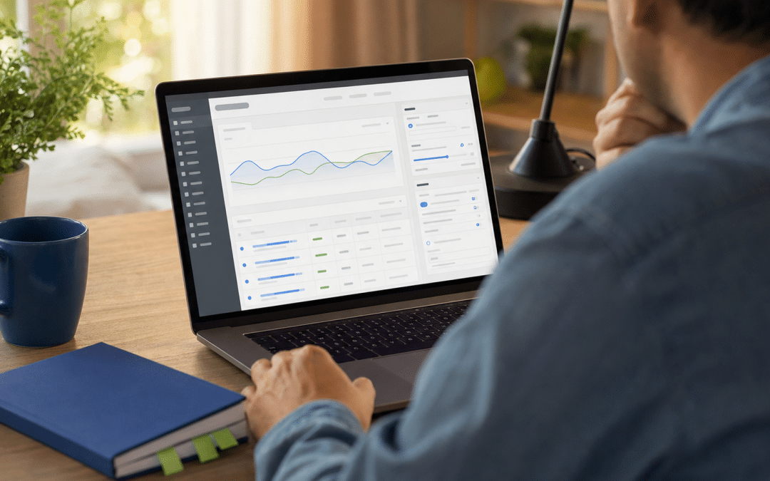 google ads primary vs secondary conversions dashboard settings on laptop