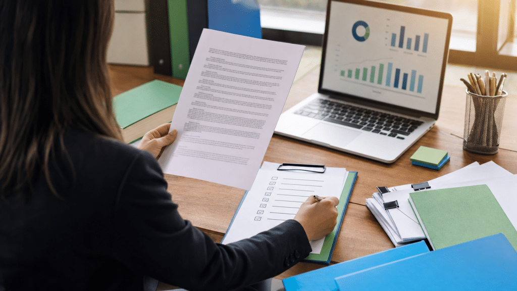 marketing to minors south africa compliance documents reviewed by a professional at a desk