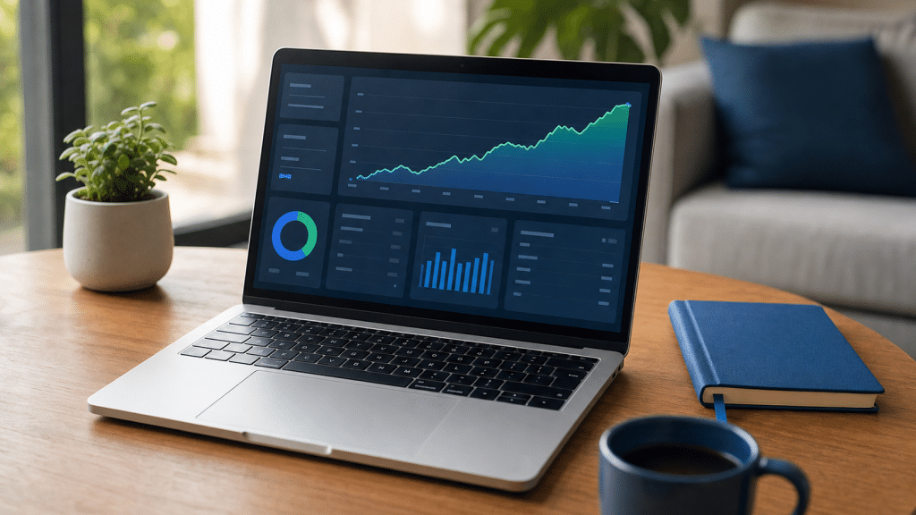 seo recovery analytics dashboard showing traffic recovery trend