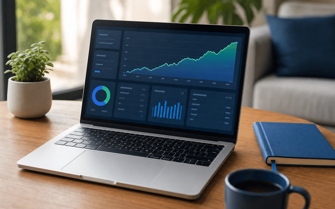 seo recovery analytics dashboard showing traffic recovery trend