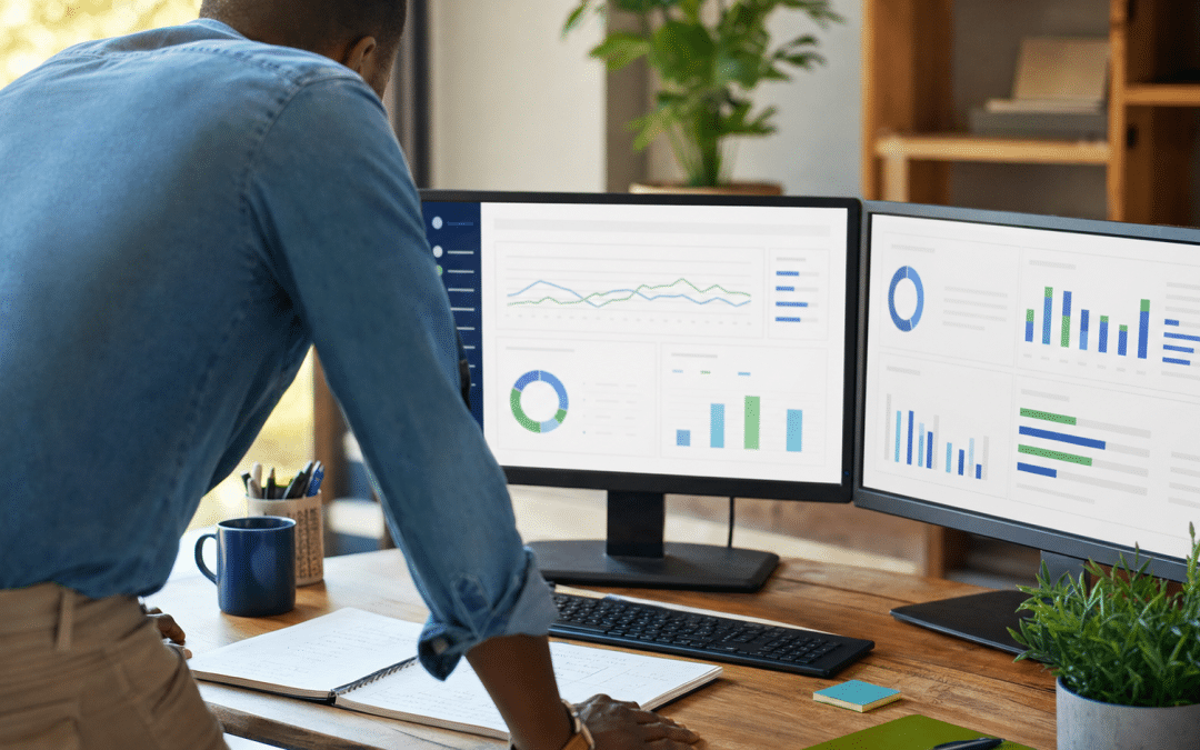smart campaigns vs expert mode - business owner reviewing Google Ads dashboard options at a desk