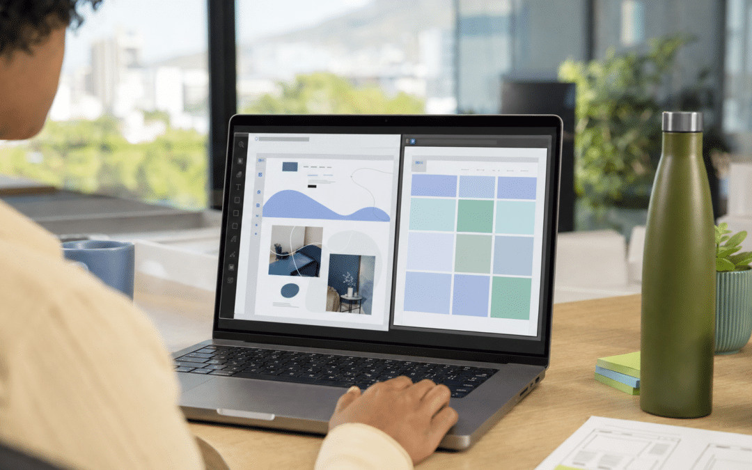 framer vs webflow south africa comparison — person reviewing website builder options at a desk